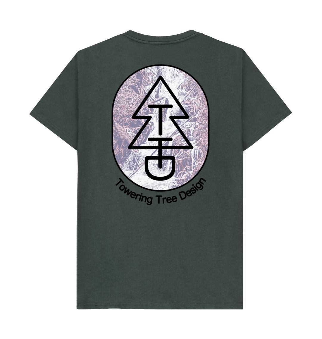 Dark Grey Tree Tee - Berry Falls