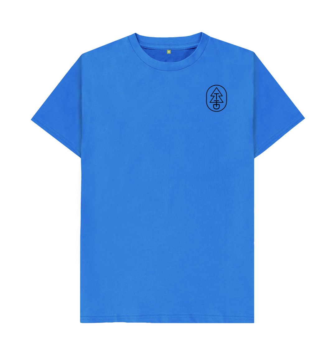 Bright Blue Tree Tee - Channel Sunset