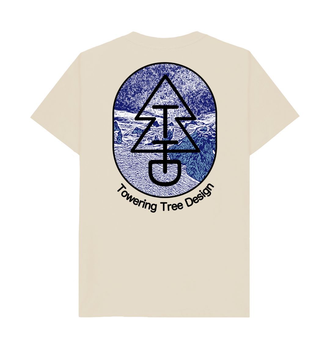 Oat Tree Tee - Blue Glacier