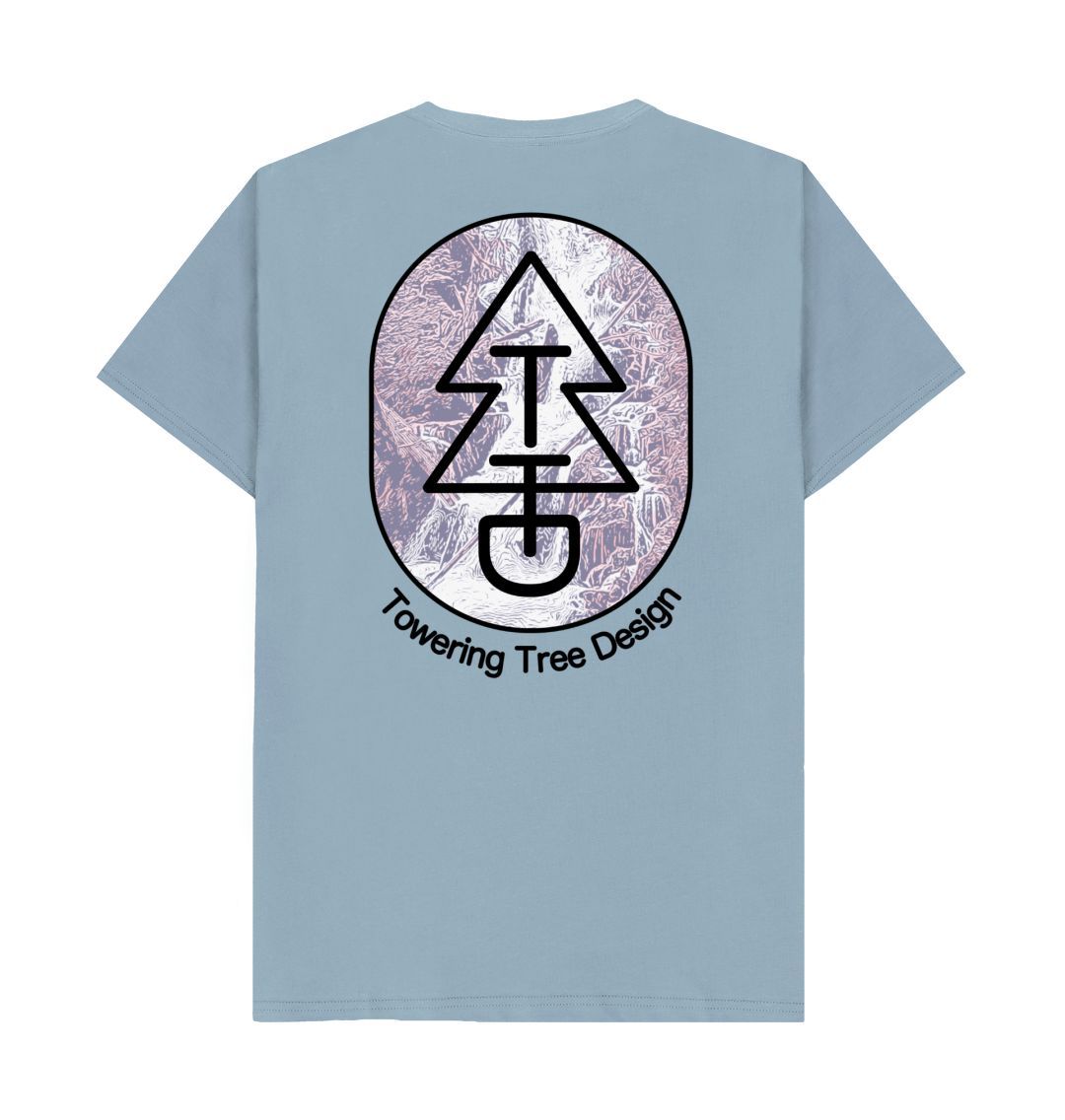 Stone Blue Tree Tee - Berry Falls