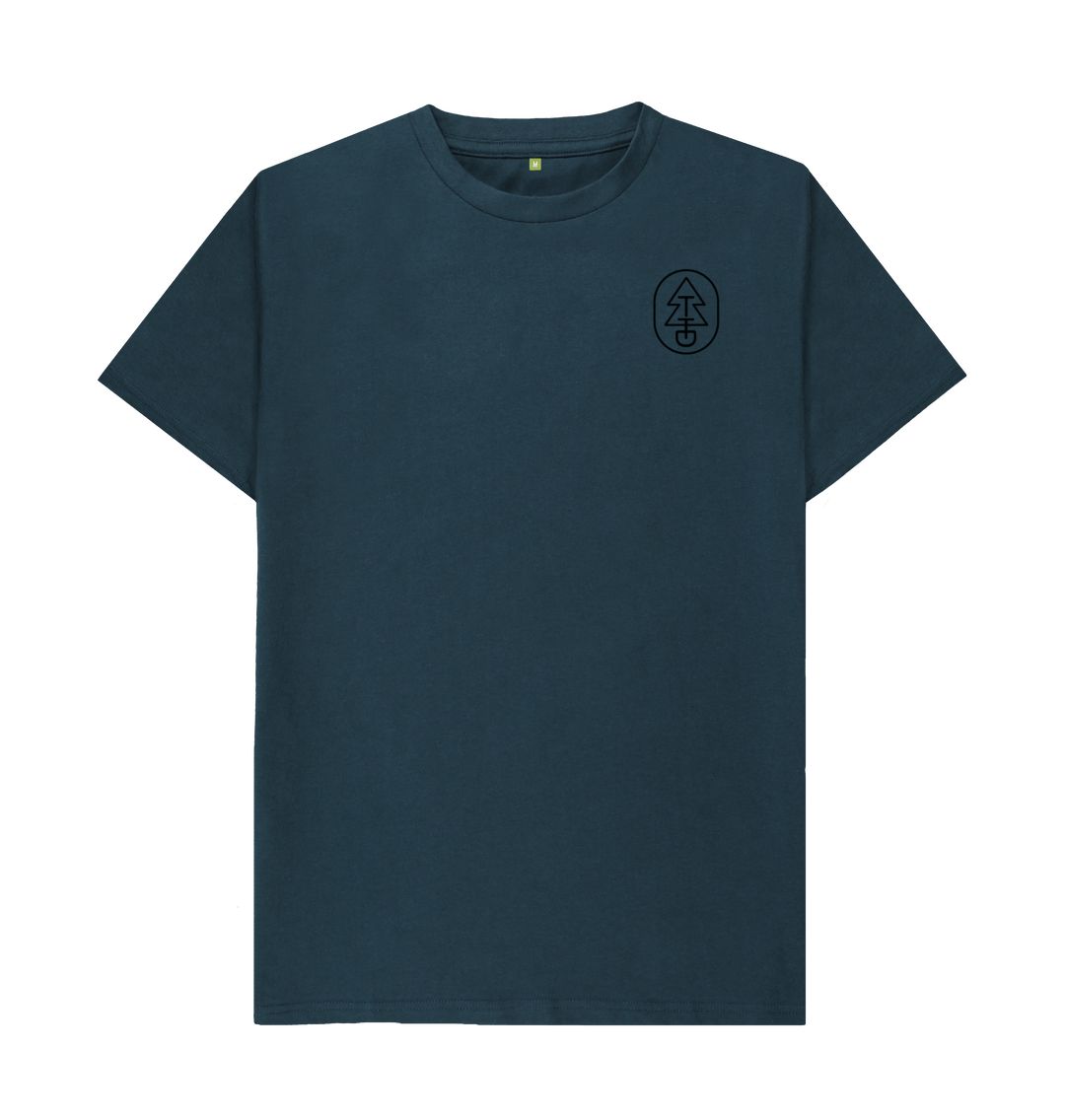 Denim Blue Tree Tee - Blue Glacier