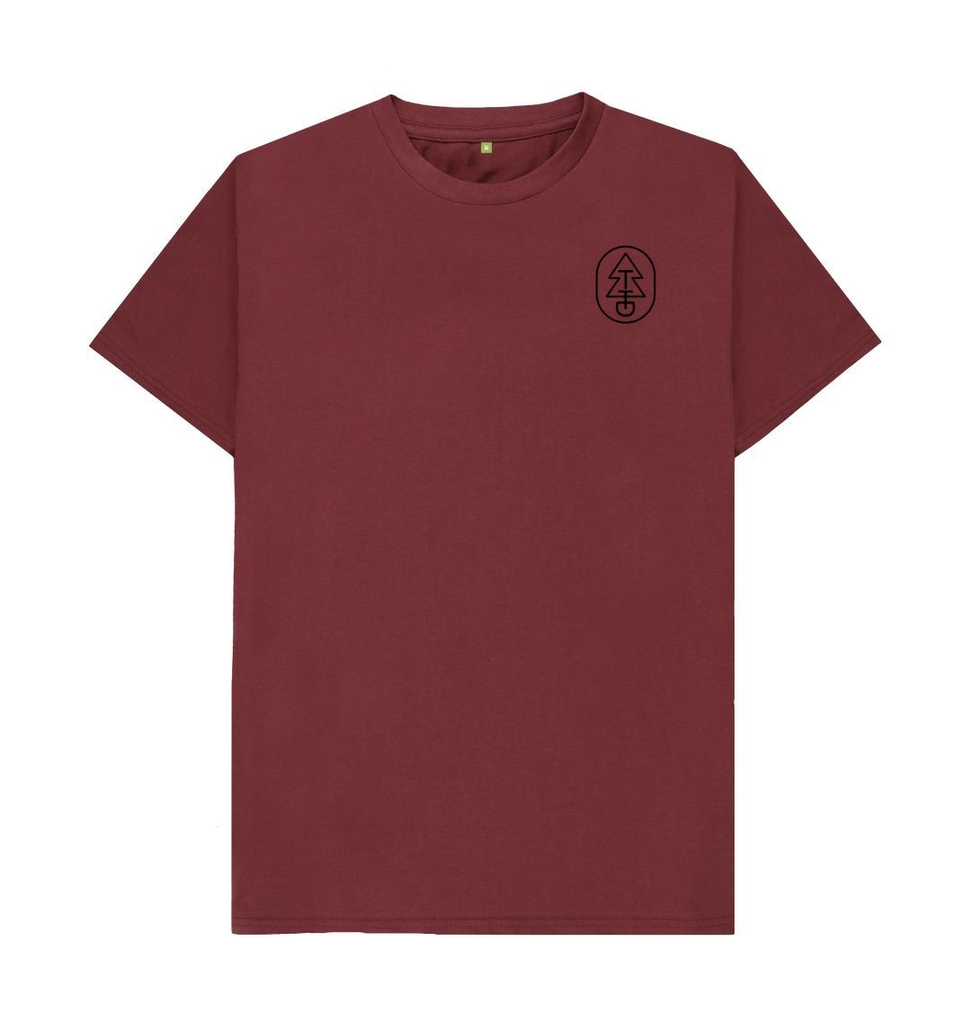 Red Wine Tree Tee - Channel Sunset