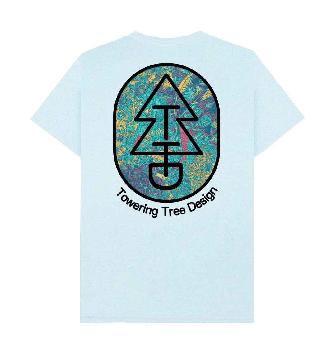 Light Blue Recycled Tree Tee - King Tide