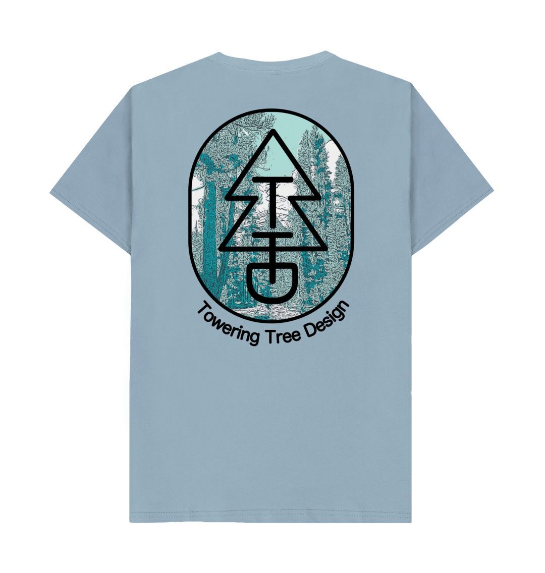 Stone Blue Tree Tee - Tuolumne Pine