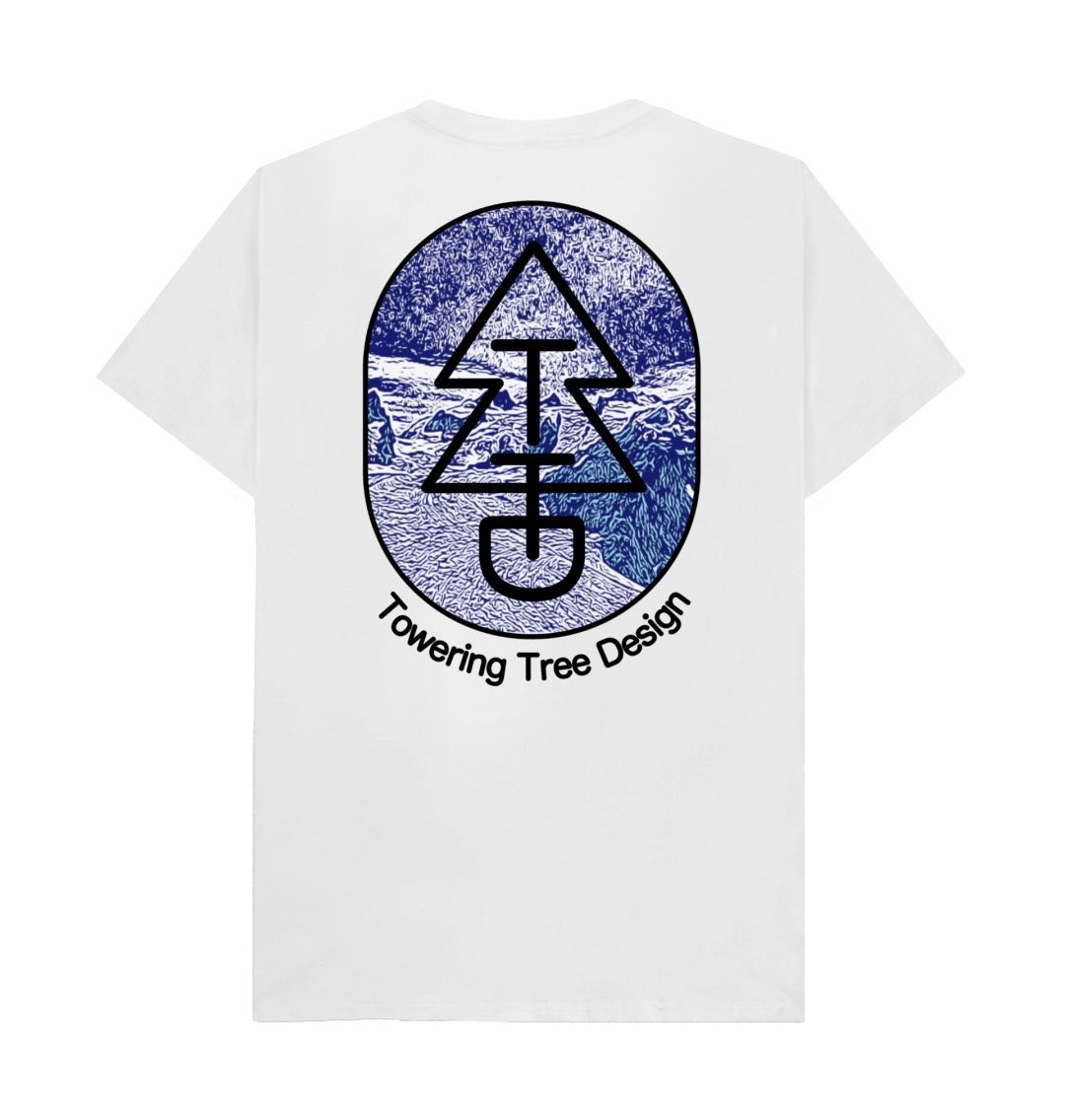 White Tree Tee - Blue Glacier