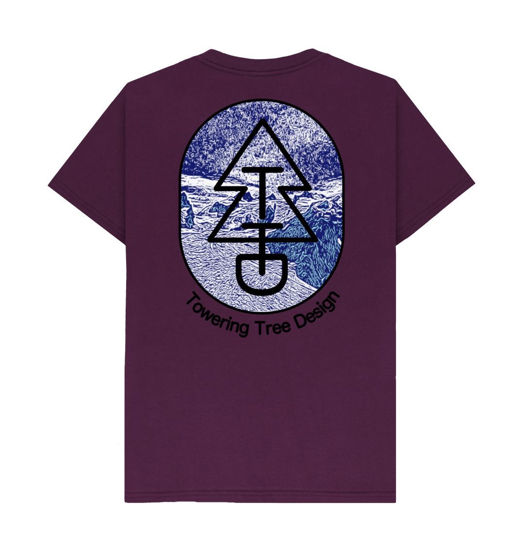 Purple Tree Tee - Blue Glacier