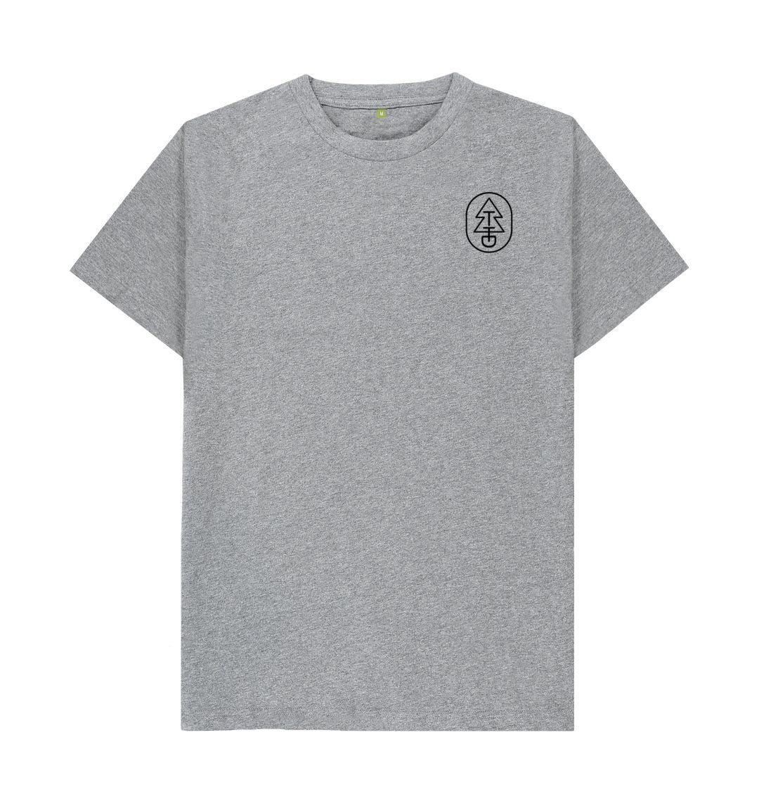 Athletic Grey Tree Tee - Blue Glacier