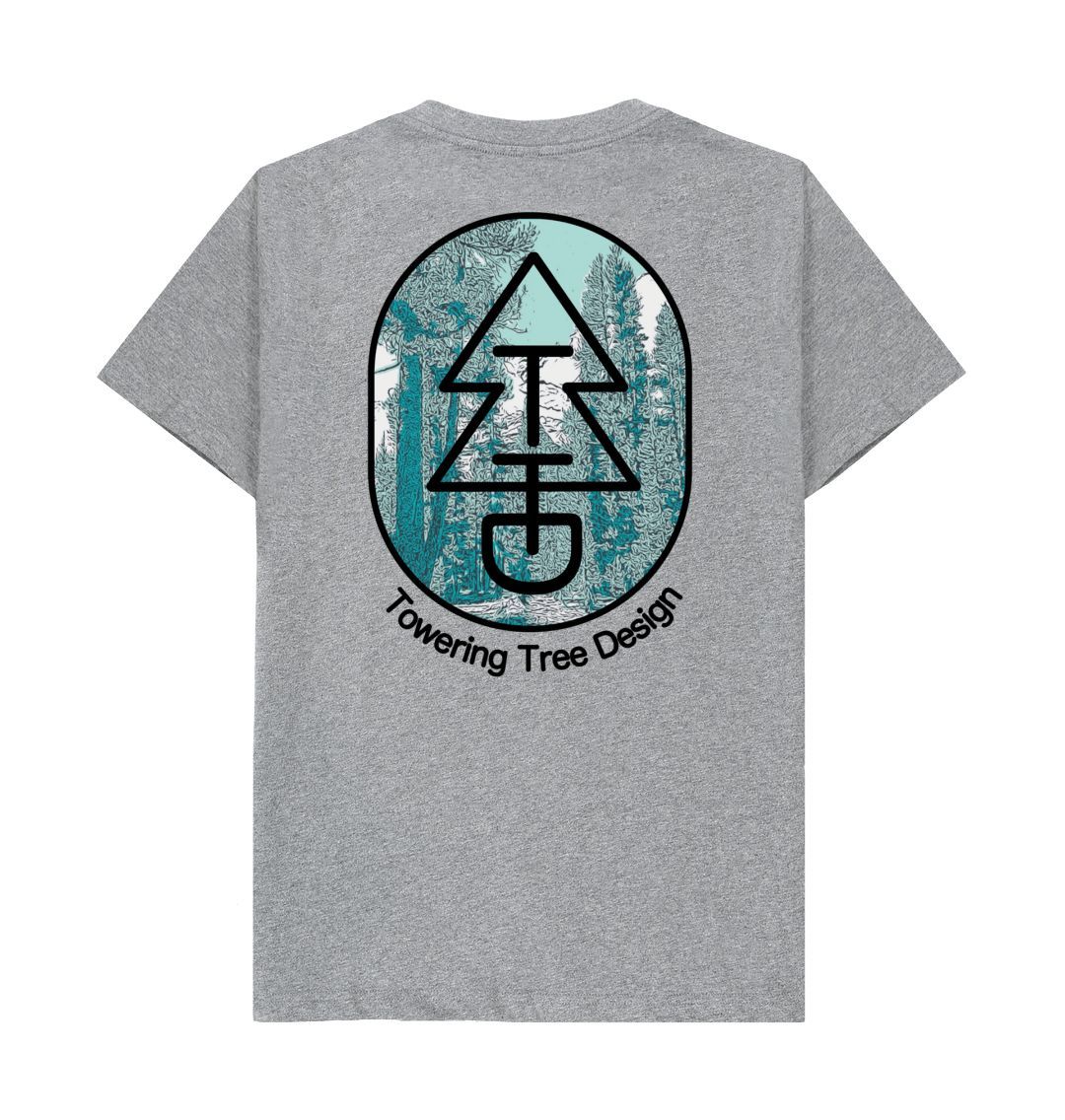 Athletic Grey Tree Tee - Tuolumne Pine