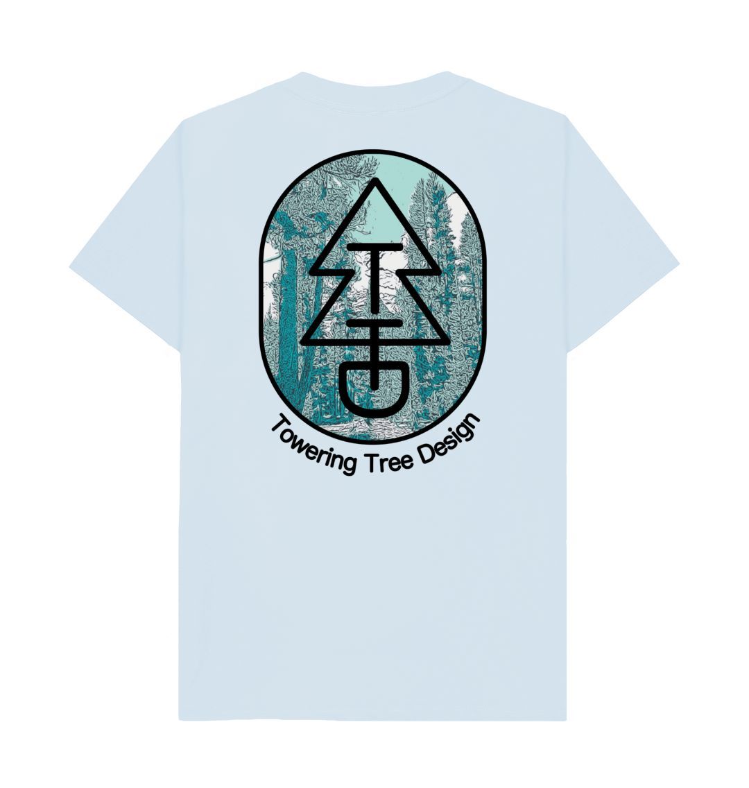Sky Blue Tree Tee - Tuolumne Pine