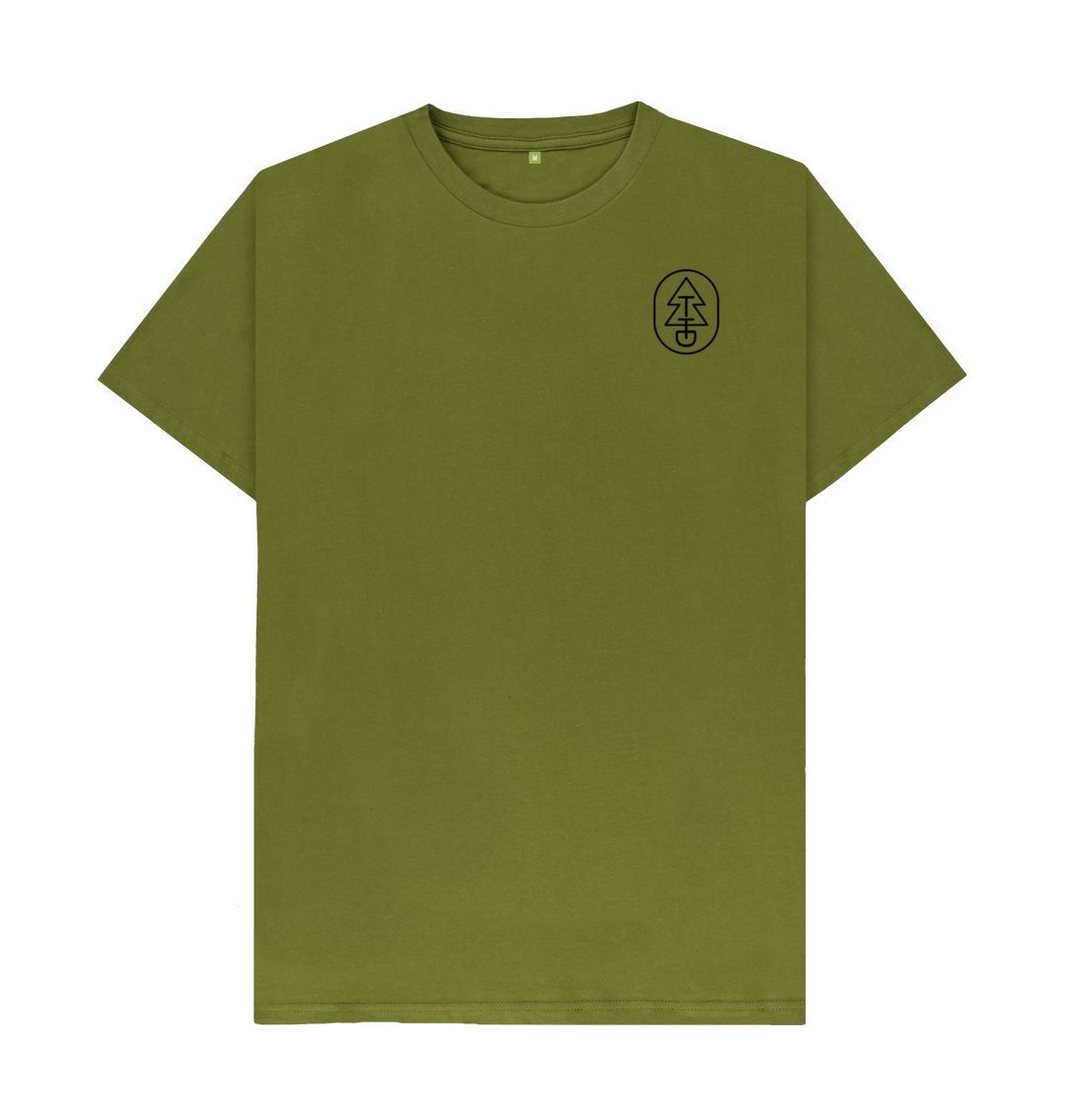 Moss Green Tree Tee - Crater Basin