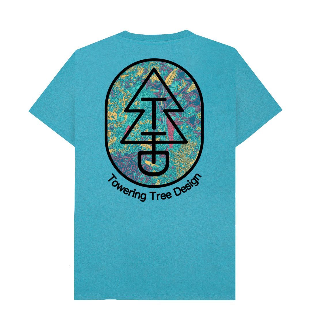 Ocean Blue Recycled Tree Tee - King Tide