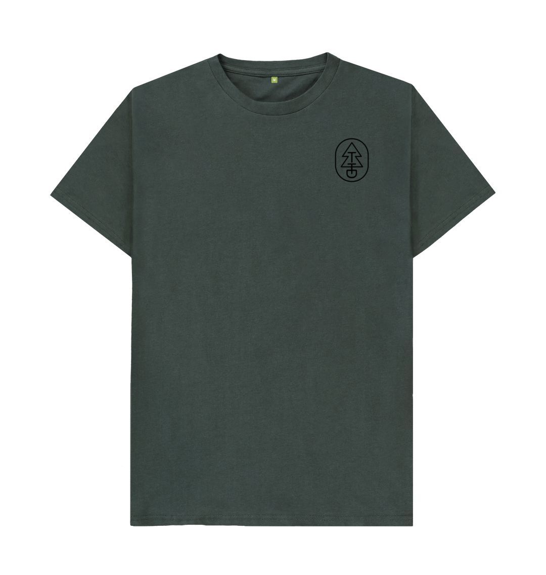 Dark Grey Tree Tee - Crater Basin