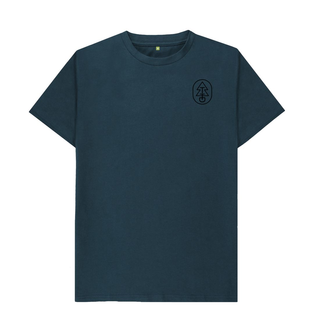 Denim Blue Tree Tee - Slug Shirt